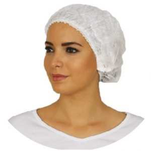 Cofia plizada para cabello 21" / 24"