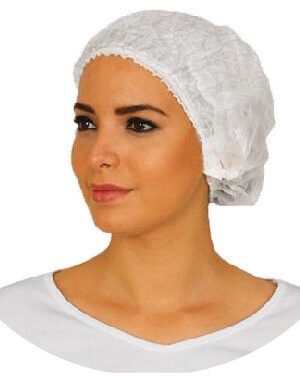 Cofia plizada para cabello 21" / 24"