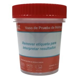 Vaso integrado antidoping 5 parámetros caja 25 piezas FastLine