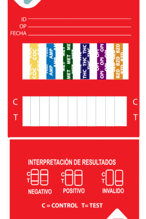 Fastline Tarjeta 6 parámetros (detecta Ritalín MPD)